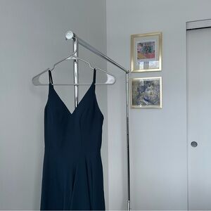 Azazie navy blue bridesmaid dress